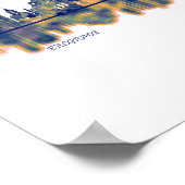 Belgrad Skyline Poster (Ecke)