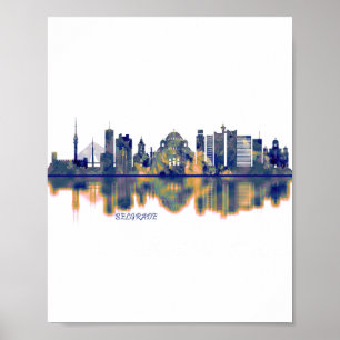 Belgrad Skyline Poster