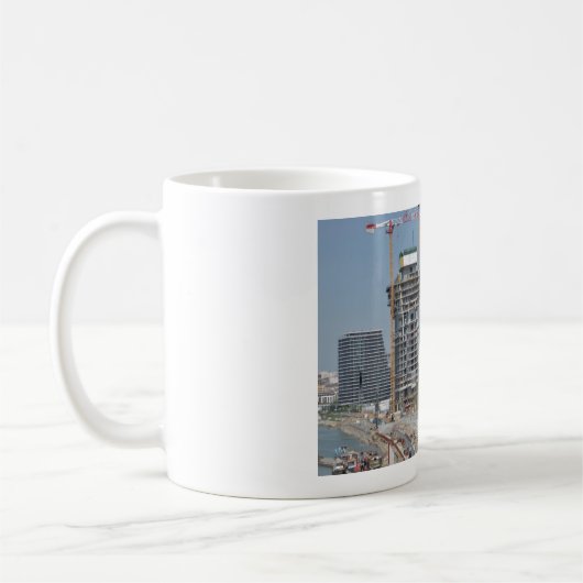 Belgrad Wasserfront Belgrad Tower Kaffeetasse (Links)