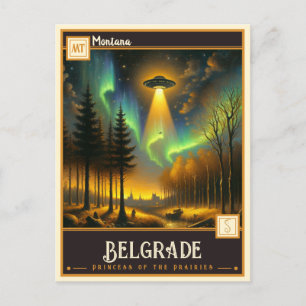 Belgrade, Montana Vintage Postkarte