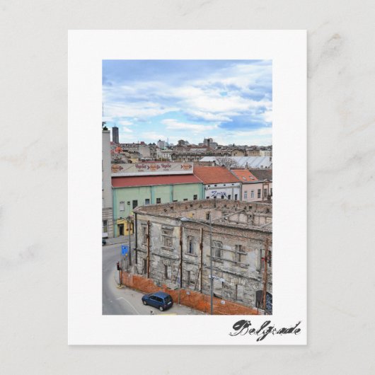 Belgrade Postkarte (Vorderseite)