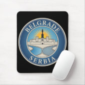 Belgrade Serbia Eastern Europe Mousepad (Mit Mouse)