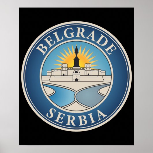 Belgrade Serbia Eastern Europe Poster (Vorne)