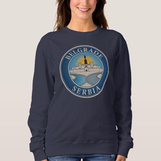 Belgrade Serbia Eastern Europe Sweatshirt (Vorderseite)