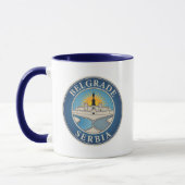 Belgrade Serbia Eastern Europe Tasse (Links)