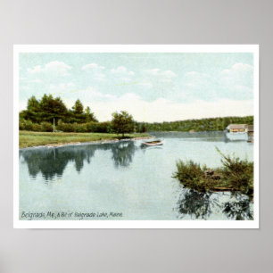 Belgrader See, Maine 1910 Vintag Poster
