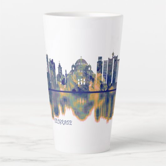 Belgrader Skyline Milchtasse (Vorderseite)