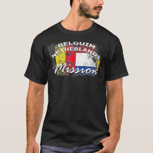 Belguim Netherlands Mormon LDS Mission Gift T-Shirt