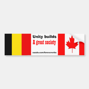 Belguin Canada Autoaufkleber