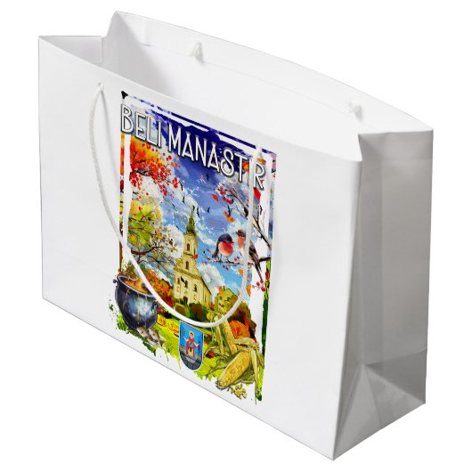 Beli Manastir Große Geschenktüte (Rückseite Schrägansicht)