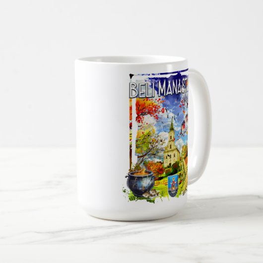 Beli Manastir Kaffeetasse (VorderseiteRechts)