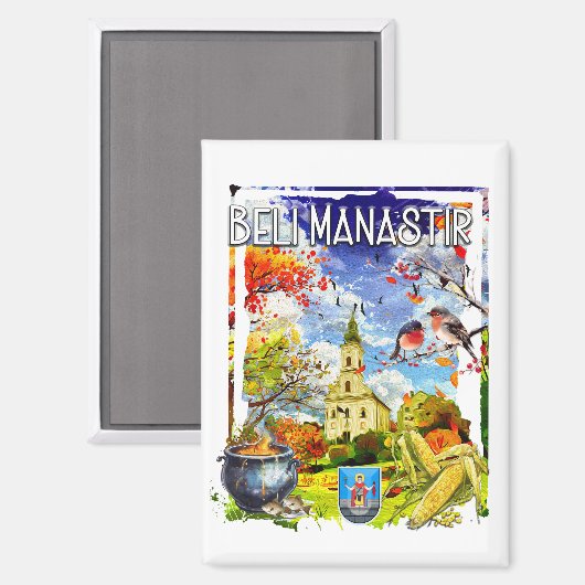 Beli Manastir Magnet (Vorderseite/Rückseite)