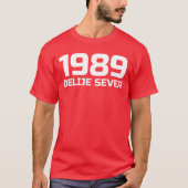 Beli Tekst Delije Sever 1989 T-Shirt (Vorderseite)