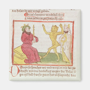 Belial tanzt vor König Solomon Magnet