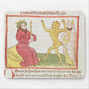 Belial tanzt vor König Solomon Mousepad
