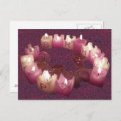 belichtet postkarte (Vorne/Hinten)