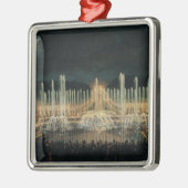 Belichtete Brunnen-Anzeige Ornament Aus Metall (Links)