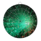 Belichtete Glasfasern Dartscheibe (vorne)