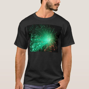 Belichtete Glasfasern T-Shirt