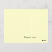 Belichtete japanische Laternen Postkarte (Rückseite)