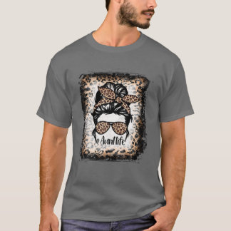 Belichtete Tante Leben, lustige Tante Leben Leopar T-Shirt