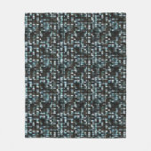 Belichtetes Fenstermuster Fleecedecke (Vorderseite)