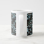 Belichtetes Fenstermuster Jumbo-Tasse (Rückseite)