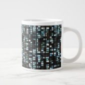 Belichtetes Fenstermuster Jumbo-Tasse (Rechts)