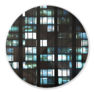Belichtetes Fenstermuster Keramikknauf