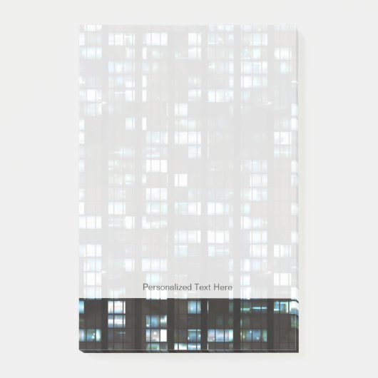 Belichtetes Fenstermuster Post-it Klebezettel (Vorderseite)