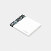 Belichtetes Fenstermuster Post-it Klebezettel (angewinkelt)