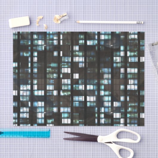 Belichtetes Fenstermuster Seidenpapier (Handwerk)