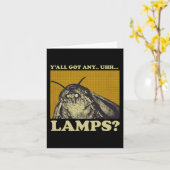 Beliebige Lampen Moth Insect Meme Geschenk got Karte (Gelbe Blume)