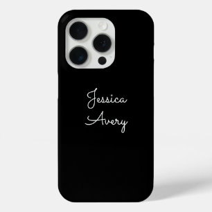 Beliebiger Name Coole editierbare weiße Schrift Case-Mate iPhone Hülle