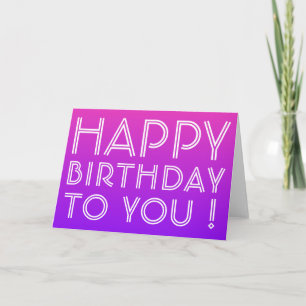 Beliebiger Name editierbar Alles Gute zum Geburtst Karte