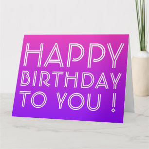 Beliebiger Name editierbar Alles Gute zum Geburtst Karte