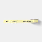 Beliebiger Text Name oder Nachname personalisiert Satinband (Vorderseite)