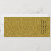 beliebiges Alter,26., Einladungsticket styl,Geburt Einladung (Rückseite)