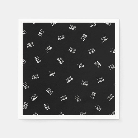 Beliebiges Logo oder hochgeladenes Bild | Verstreu Serviette (Vorderseite)