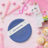 Beliebt! Custom Bar Mitzvah Papier Teller (Party)