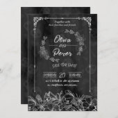 Beliebt die Datumskarten speichern Einladung (Vorne/Hinten)