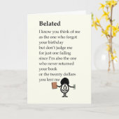 Beliebt ein lustig verwitztes Geburtstaggedicht Karte (Gelbe Blume)