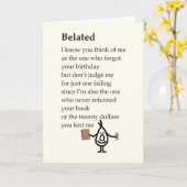 Beliebt ein lustig verwitztes Geburtstaggedicht Karte (Gelbe Blume)