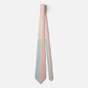 Beliebte Abstract Blush Pink Mint Kollektion Krawatte