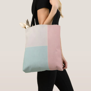 Beliebte Abstract Blush Pink Mint Kollektion Tasche