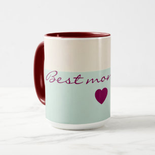 Beliebte Abstract Blush Pink Mint Kollektion Tasse