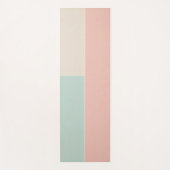Beliebte Abstract Blush Pink Mint Kollektion Yogamatte (Vorderseite)