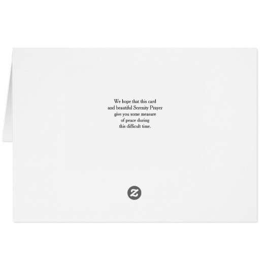 Beliebte Ausfahrt Snowy Bridge Sympathy Card (Rückseite Horizontal)