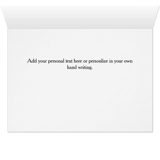 Beliebte Ausfahrt Snowy Bridge Sympathy Card (Innenansicht Horizontal (Unten))