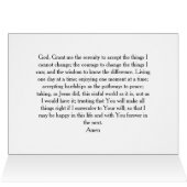 Beliebte Ausfahrt Snowy Bridge Sympathy Card (Innenansicht Horizontal (Oben))